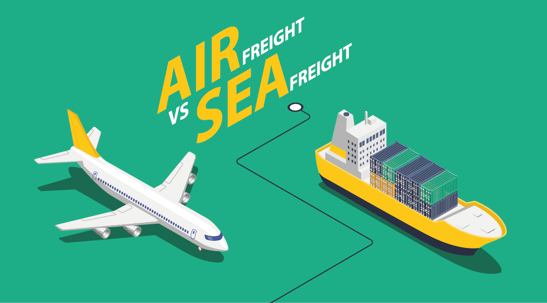 Air Freight vs. Sea Freight with FreightVIP​