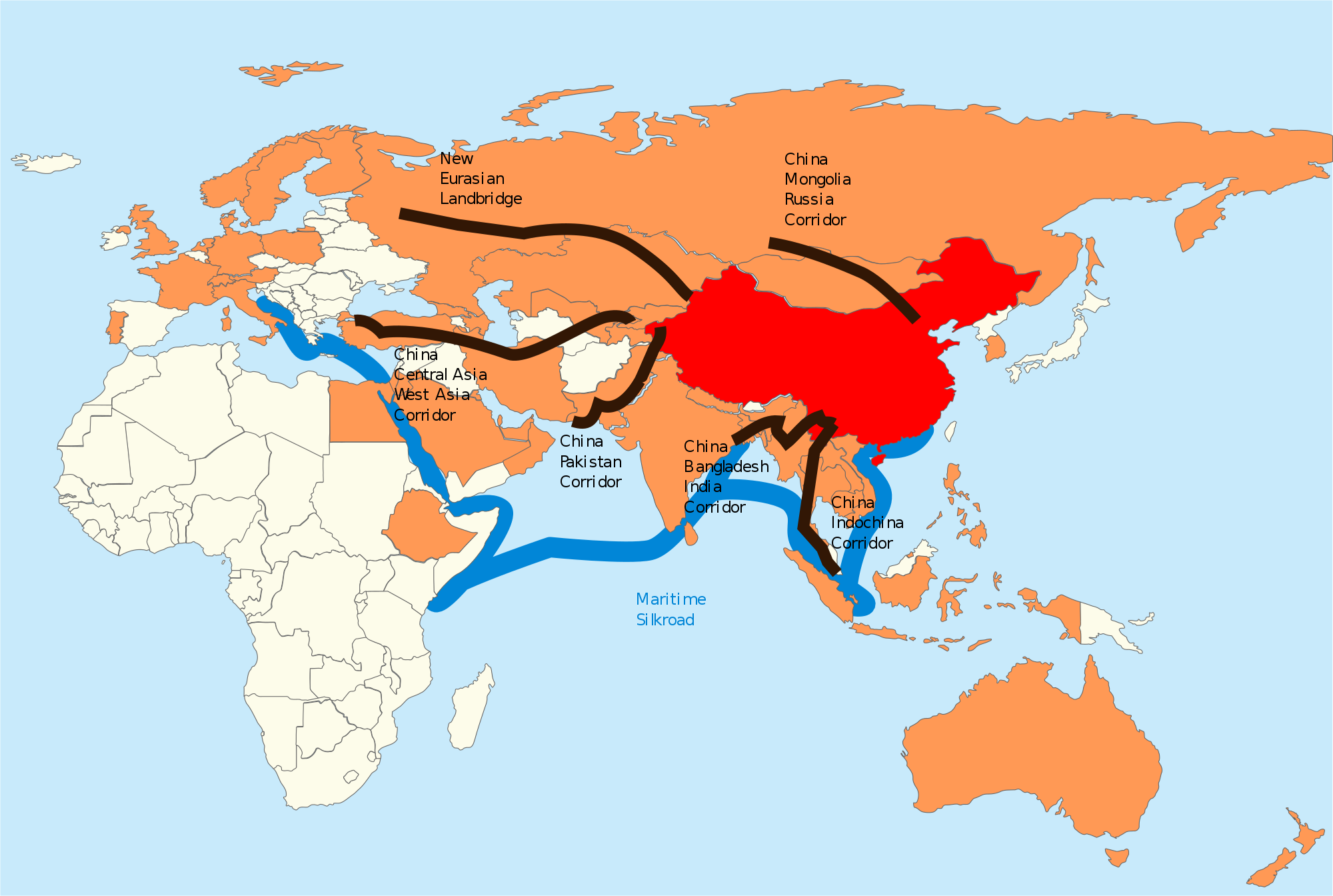 Key Freight Routes from China to Russia​