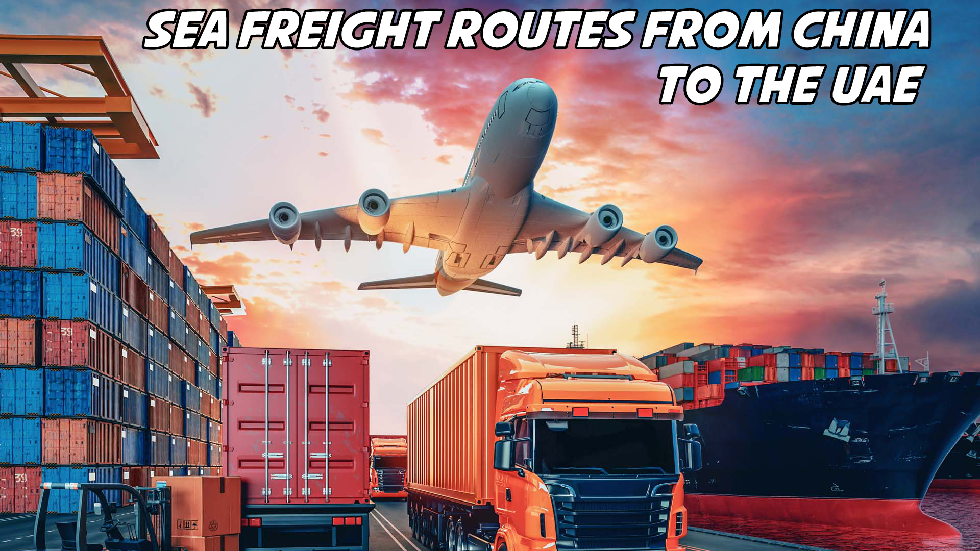 Major Sea Freight Routes from China to the UAE